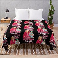Happy 100th Birthday Betty White Throw Blanket