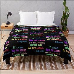 Betty White Middle Finger - A Trending Funny On Demand 2022 Throw Blanket