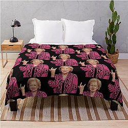 Funny Betty White Meme Throw Blanket