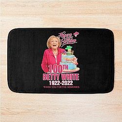 Happy Birthday Betty White Bath Mat