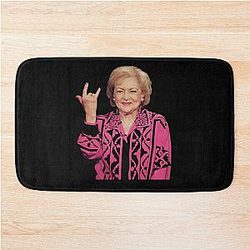 Betty White Meme Bath Mat