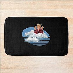 Betty White Giving A Finger In Heaven Bath Mat