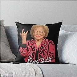 Betty White Essential Throw Pillow