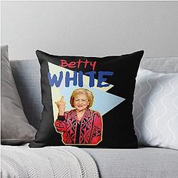 Betty White Famous Pillow