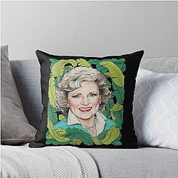 Betty White Thank You For The Memory Throw Pillow