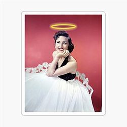 Betty White Tribute Nostalgic Icons Sticker