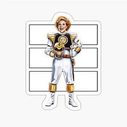 Betty White Ranger Sticker