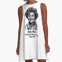 Thank you for being our friend Betty White A-line dress
