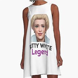 Betty White Legend The Golden Girls A Line Dress