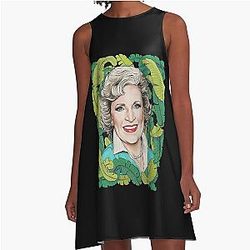 Betty White Thank You for the Memories A Line Dress