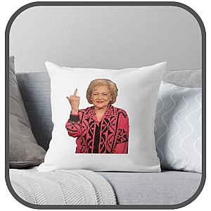 Betty White Pillows Cover