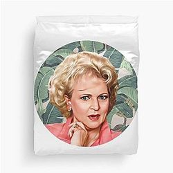The Golden Girls Wallpaper Betty White Duvet Cover