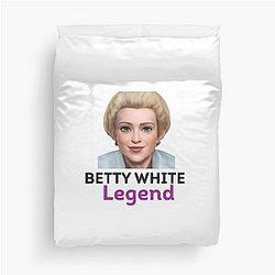 Betty White Legend The Golden Girls Duvet Cover