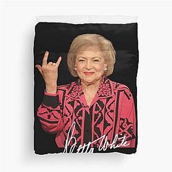Betty White Betty Essential Duvet Cover