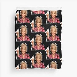 Betty White Duvet Cover