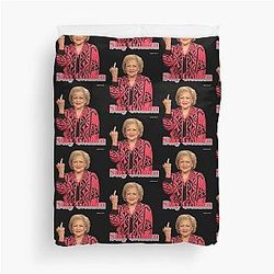 Betty White Duvet Cover