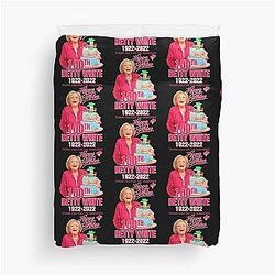 Happy 100th Birthday to Betty White 1922 2022 Duvet Cover
