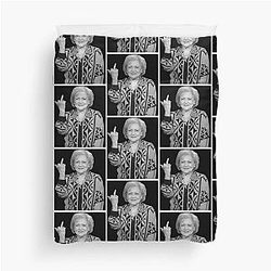 Betty White Duvet Cover