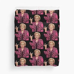 Betty White Meme Duvet Cover