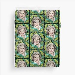 Betty White Thank You For The Memory Duvet Cover