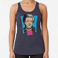 Punk Betty White Racerback Tank