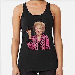 Betty White Racerback Tank Top