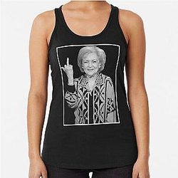 Betty White Racerback Tank Top