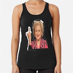 Betty White Racerback Tank Top