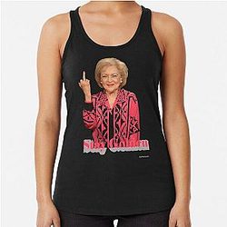Betty White Racerback Tank Top