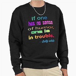 Betty White Middle Finger - Trending Funny On Demand 2022 Pullover Sweatshirt