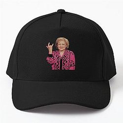 Funny Betty White meme baseball cap.