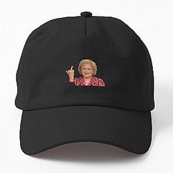 Betty White flips Golden Girls Dad Hat
