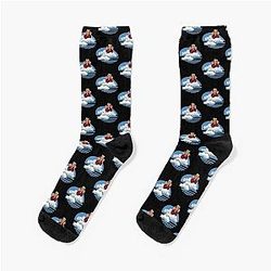 Betty White Giving the Middle Finger in Heaven Socks