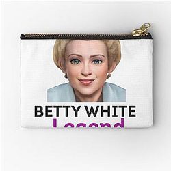 Betty White Legend Golden Girls Zipper Pouch