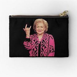 Funny Betty White Meme Zipper Pouch