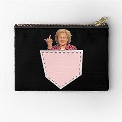 Betty White Zipper Pouch