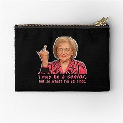 Betty White Zipper Pouch