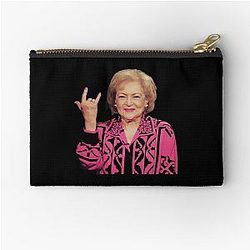 Betty White Zipper Pouch