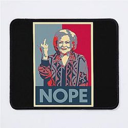 Betty White T-Shirt
Betty White Middle Finger Up Mouse Pad