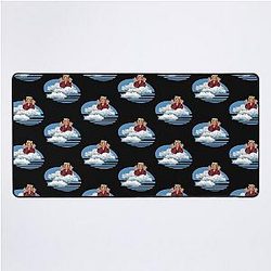 Betty White Giving a Middle Finger in Heaven Desk Mat
