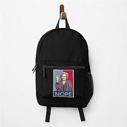Betty White T-Shirt with a Middle Finger Up Backpack