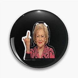 Betty White Pin