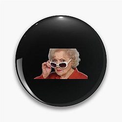 Betty White Pin