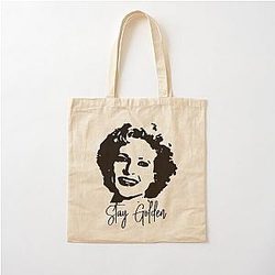 RIP Betty White Stay Golden Cotton Tote Bag