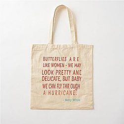 Betty White Tribute A Funny On Demand Cotton Tote Bag