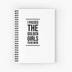 Legends Never Die Betty White Spiral Notebook
