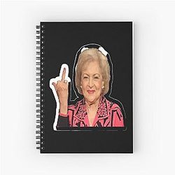 Betty White Spiral Notebook