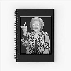 Betty White Spiral Notebook