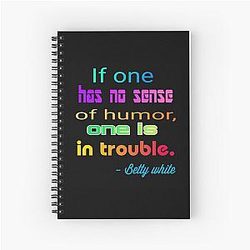 Betty White middle finger - A Trending 2022 Spiral Notebook