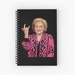 Funny Betty White Spiral Notebook